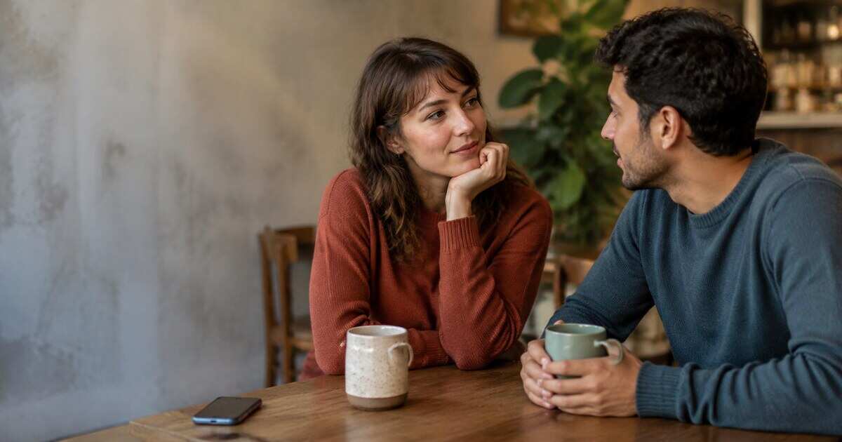 Two people discussing how they prefer to communicate