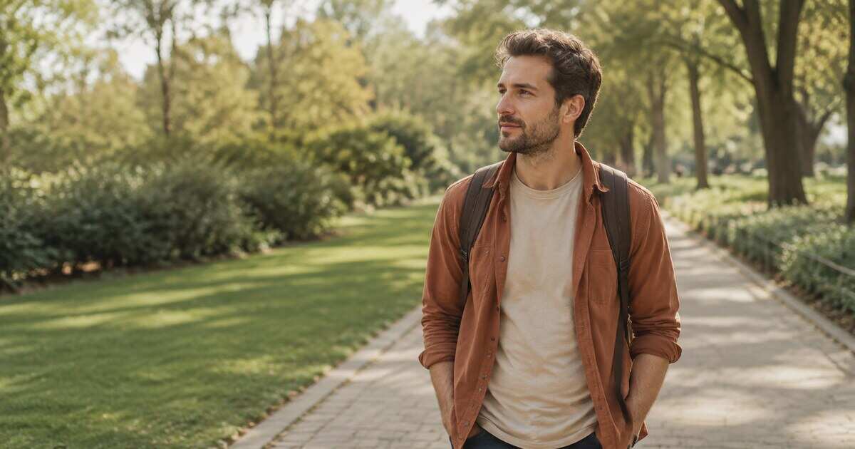 A person reflecting calmly before returning to dating